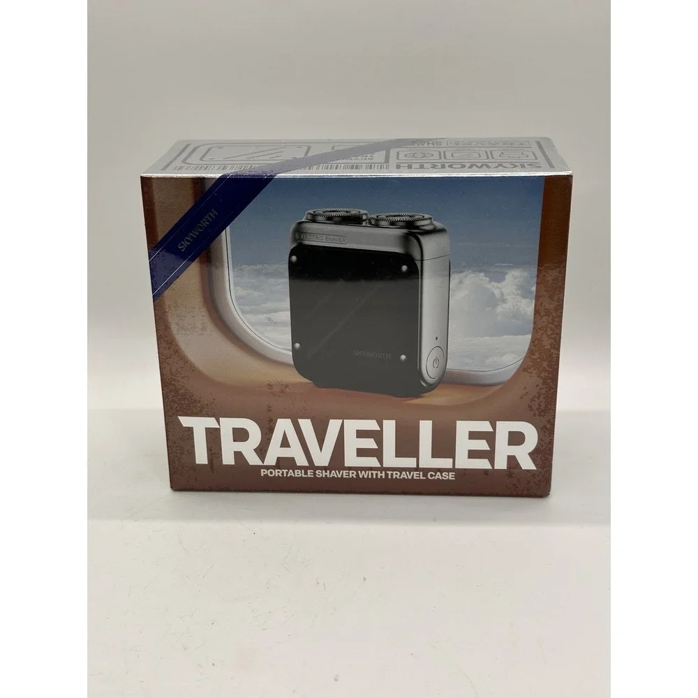 Skyworth Traveller Portable Electric Shaver Travel Case USB Rechargeable New‎